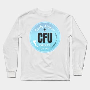 CFU Corfu Airport Long Sleeve T-Shirt